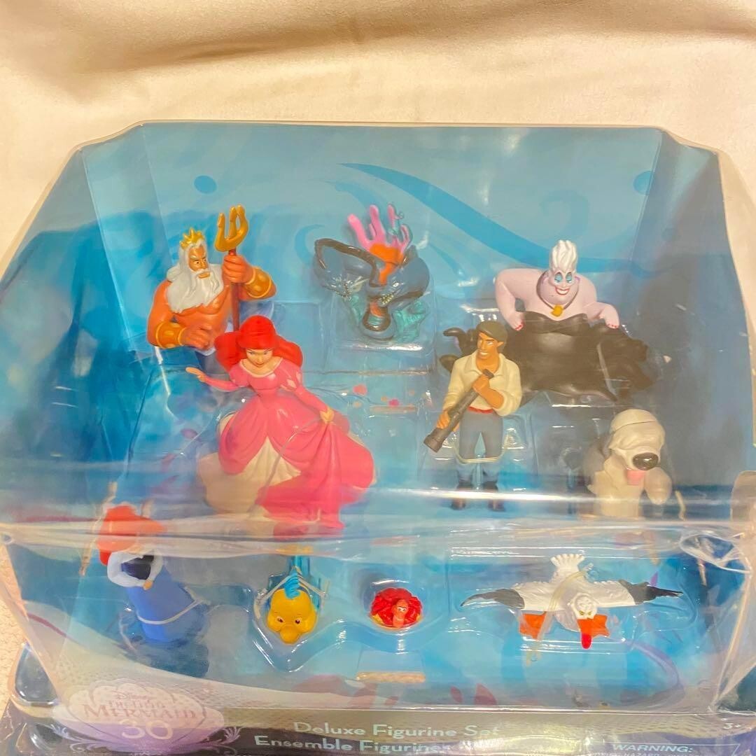 Ariel The Little Mermaid Figure Limited Disney Prince Eric Ursula King Triton