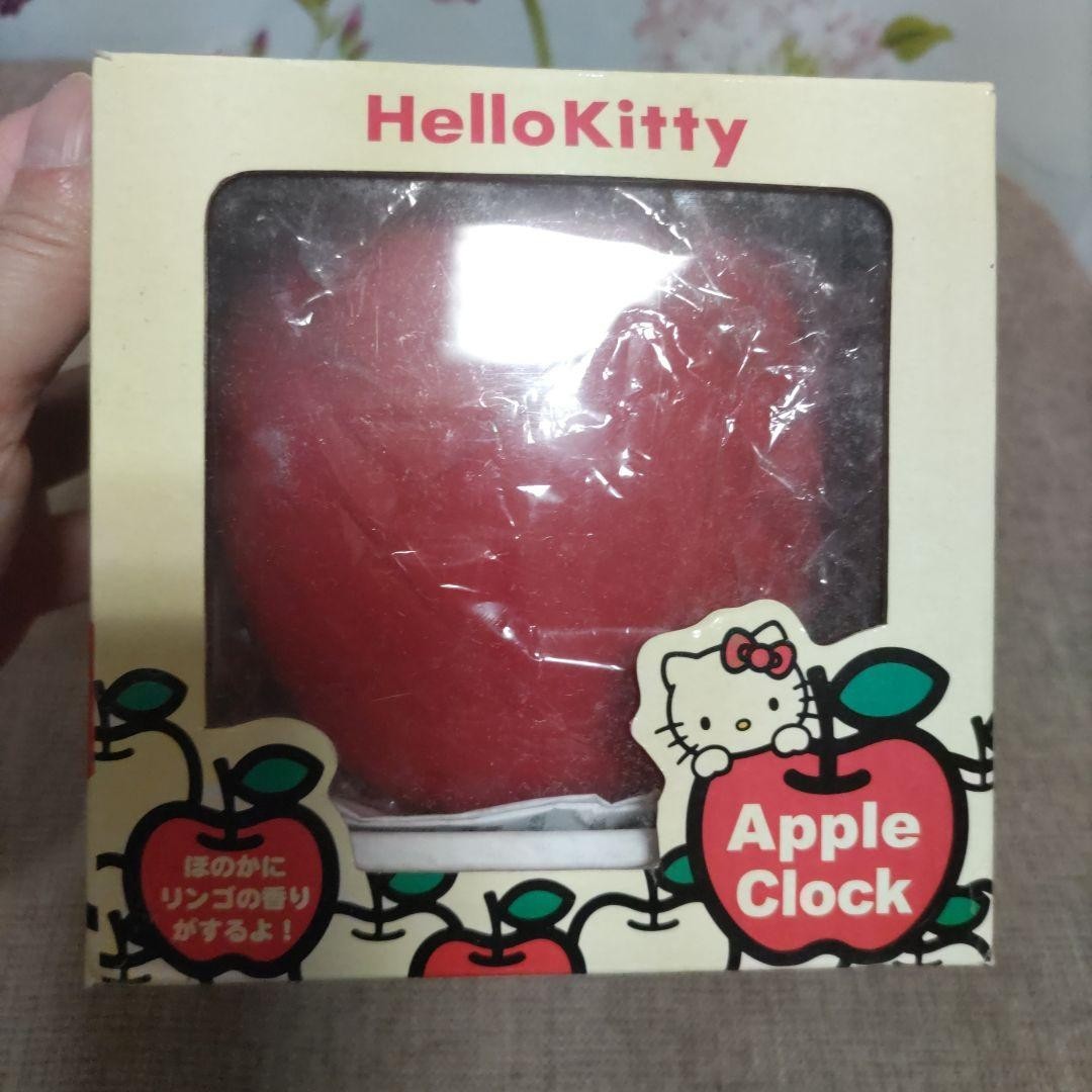Hello Kitty Apple Clock Retro 2002 Unused Vintage Character Collectible