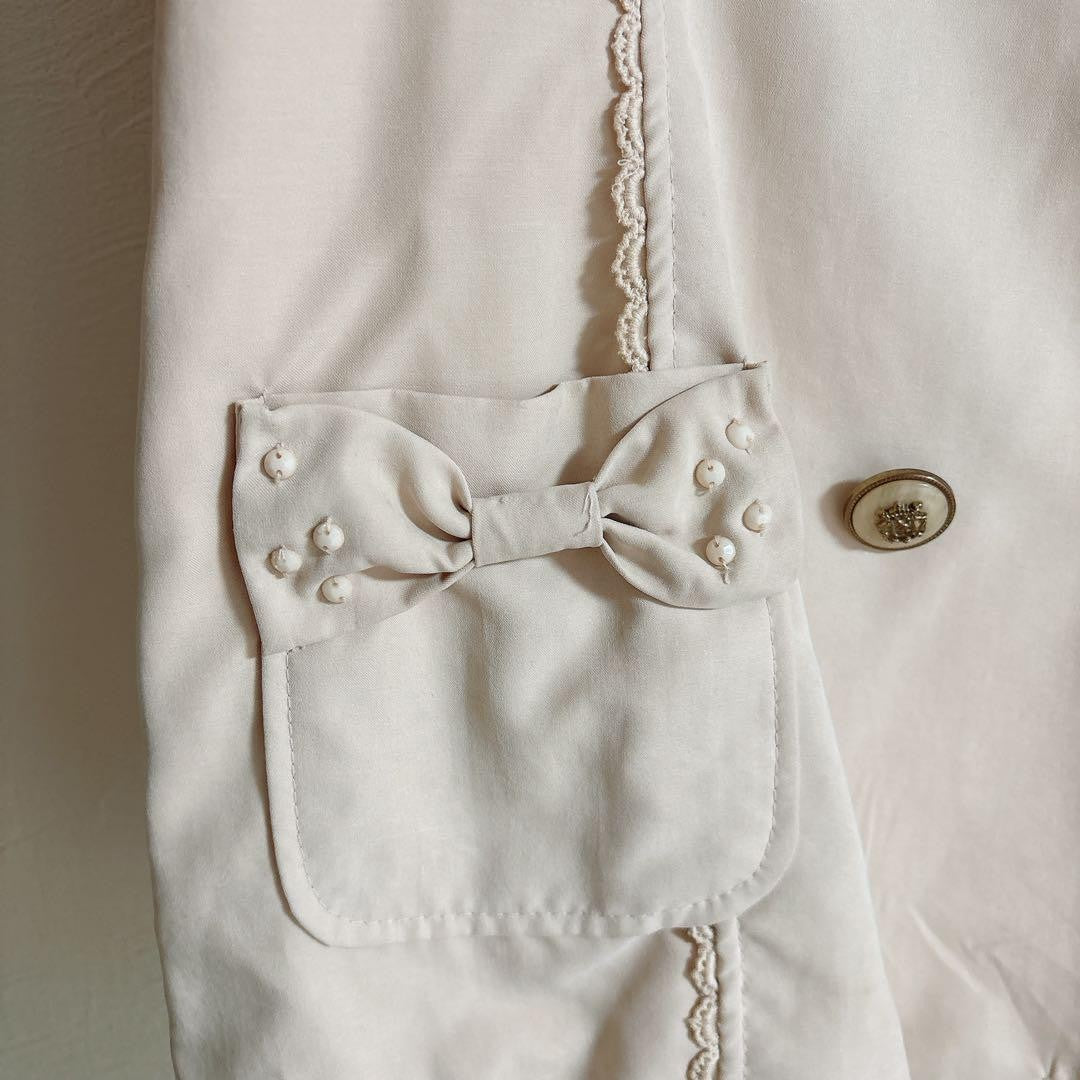 Liz Lisa Beige Breasted Tailored Jacket