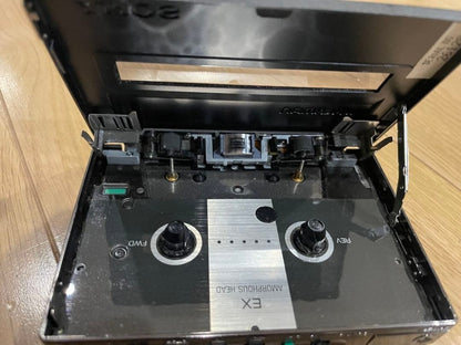 Rare Complete Sony WM-150 Walkman Cassette Player Vintage Silver Power OK Boxed