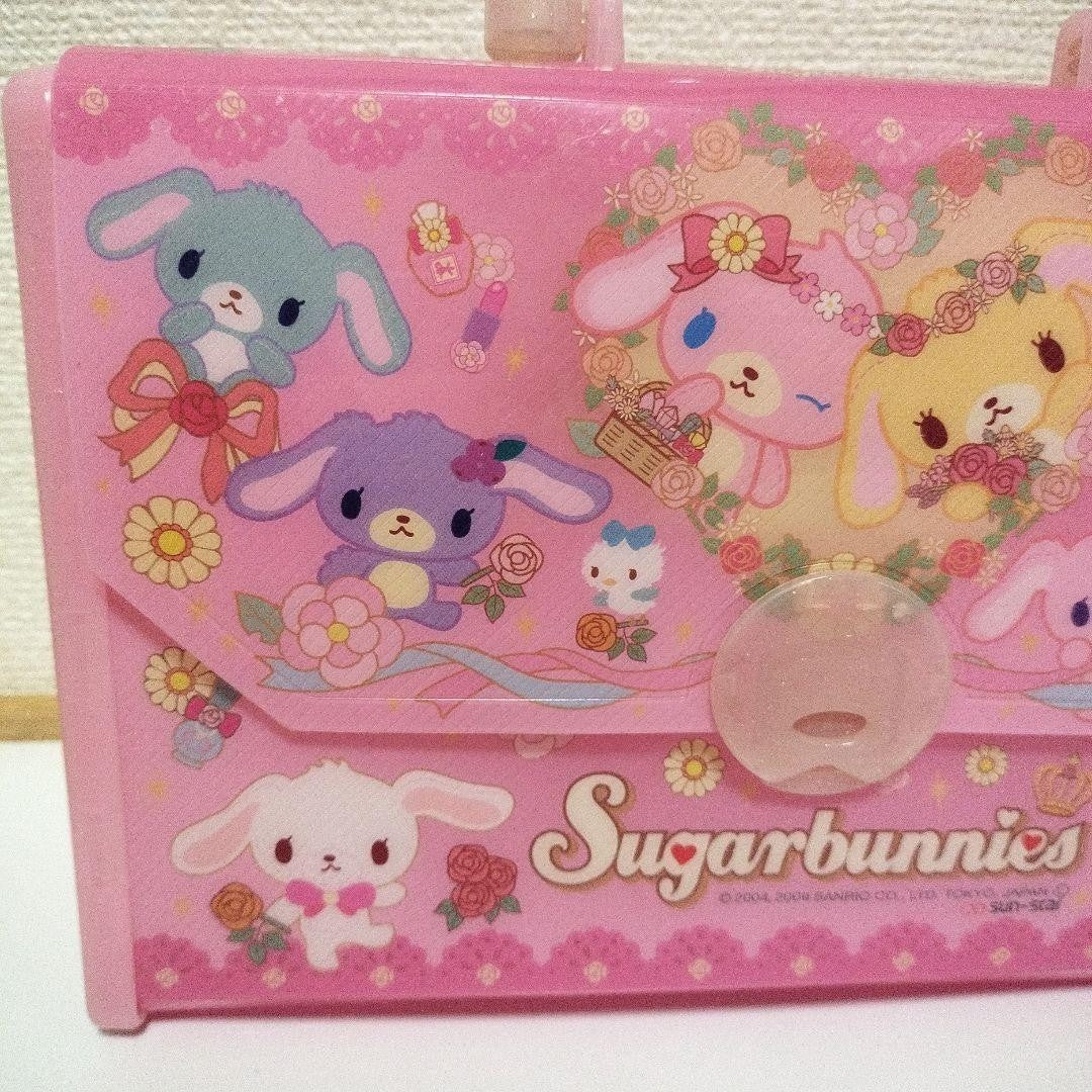 Sanrio Sugar Bunnies plastic bag case Sunstar Rare From Japan Heisei Retro Used