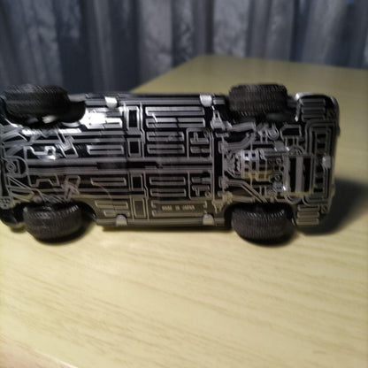 Tinplate classic car like Morgan, made in Japan, about 40 years ago, Showa
