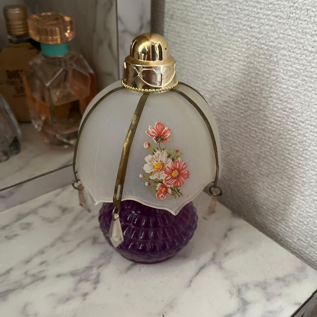 Chandelier-Style Glass Air Freshener Showa Retro Antique