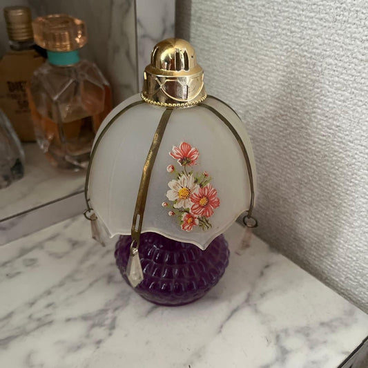 Chandelier-Style Glass Air Freshener Showa Retro Antique