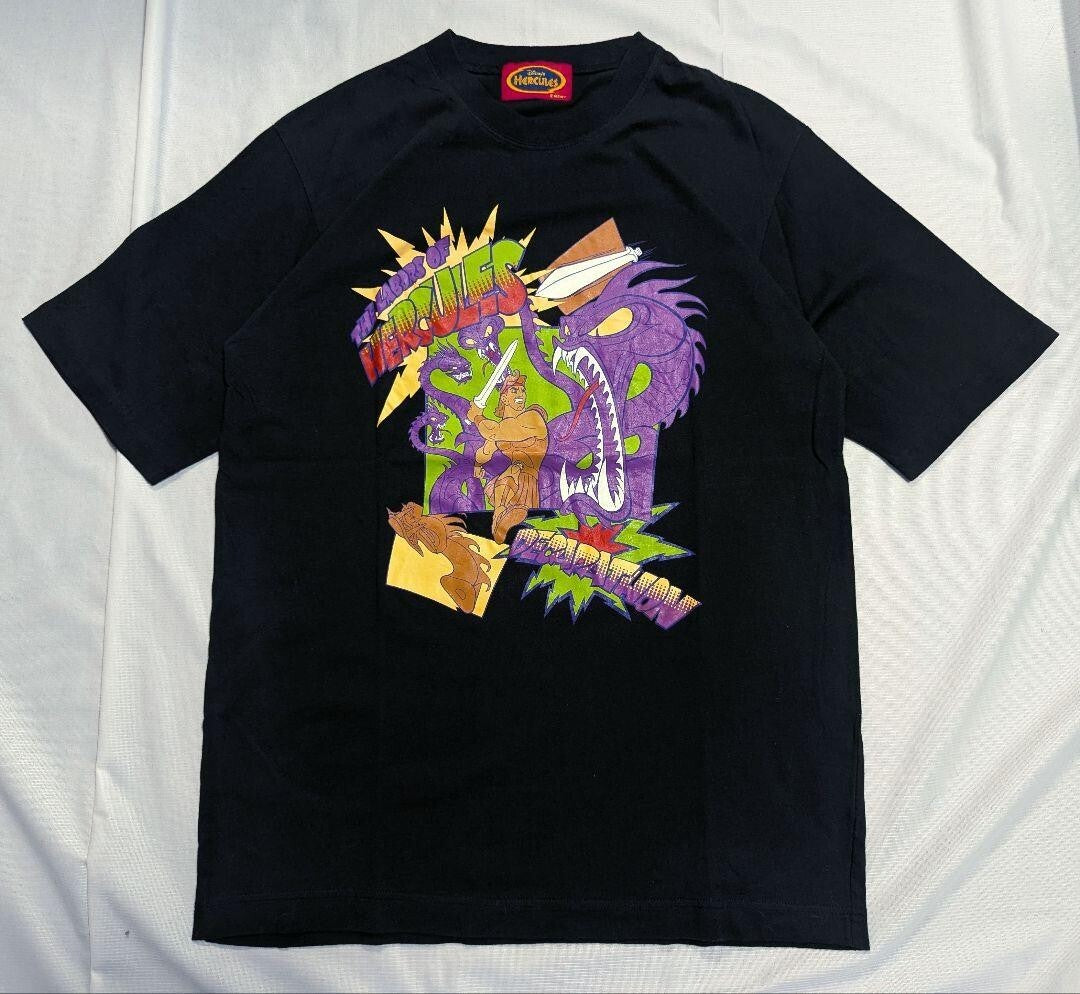 Disney Hercules 90s Comicprint T-Shirt Black Used