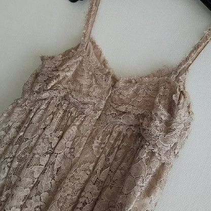 Dolce And Gabbana Antique Lace Camisole