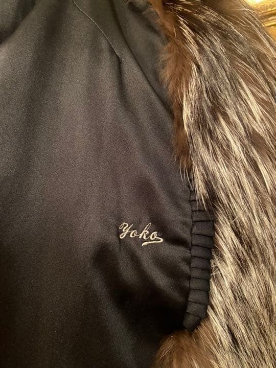 Silvery Fox Fur Coat EMBA Finland Women's Size L Jacket - Stylish & Elegant Auth
