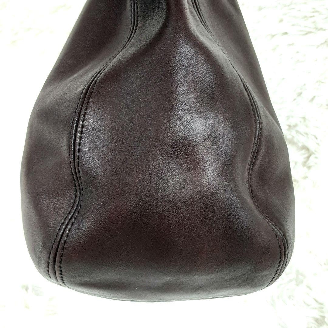 Extremely Rare Made In USA Old Coach 4161 Shoulder Bag Dark Brown Vintage