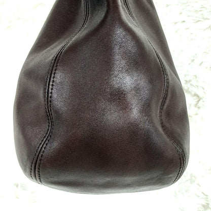 Extremely Rare Made In USA Old Coach 4161 Shoulder Bag Dark Brown Vintage
