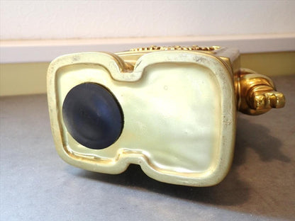 Robot Ceramic Piggy Bank 80s Gold Showa Retro