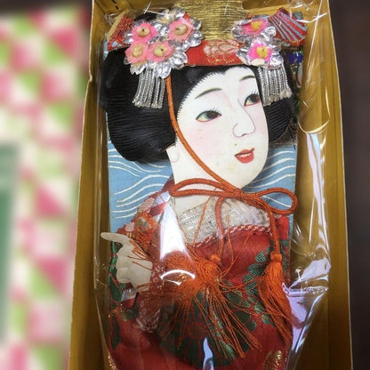 Rare/Antique Showa Retro Hagoita For New Year's decorations.
