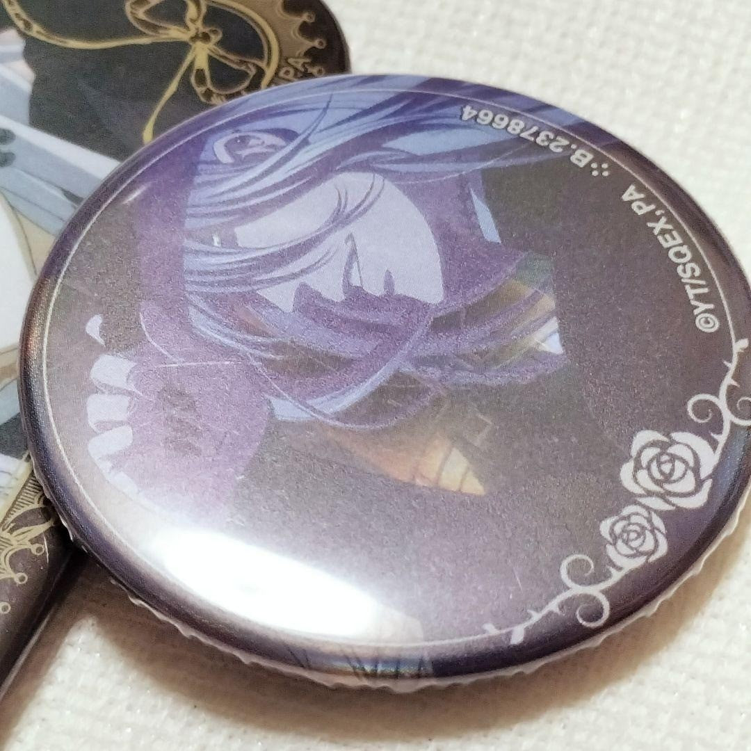 Black Butler Movie Undertaker Can Badge Character Badge Collection Square Rare