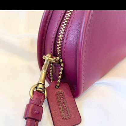 [Mint] Coach Half Moon Mini Shoulder bag M1948-305 crossbody Pink Vintage