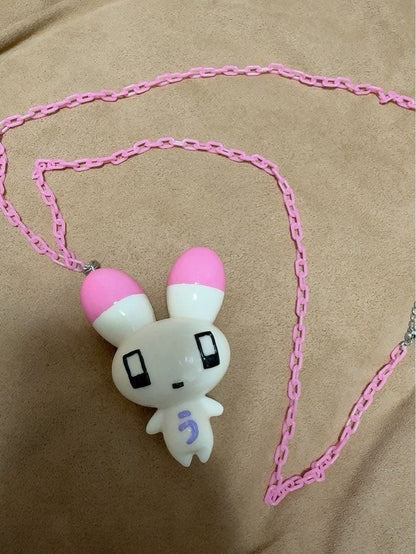Menherachan Usatan Figure Necklace Handmade Rare Collectible Near Mint