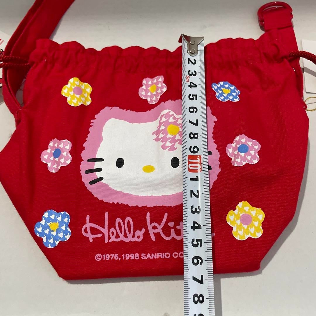 Sanrio Hello Kitty Mobile Phone Case Drawstring Bag Retro 1995 Vintage