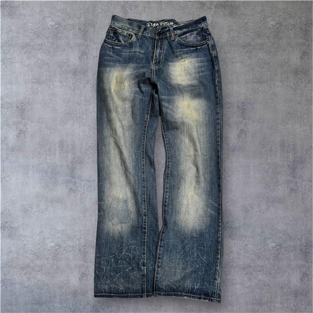Ezra Fitch Premium Bootcut Denim W30 L30 Vintage Indigo Y2K