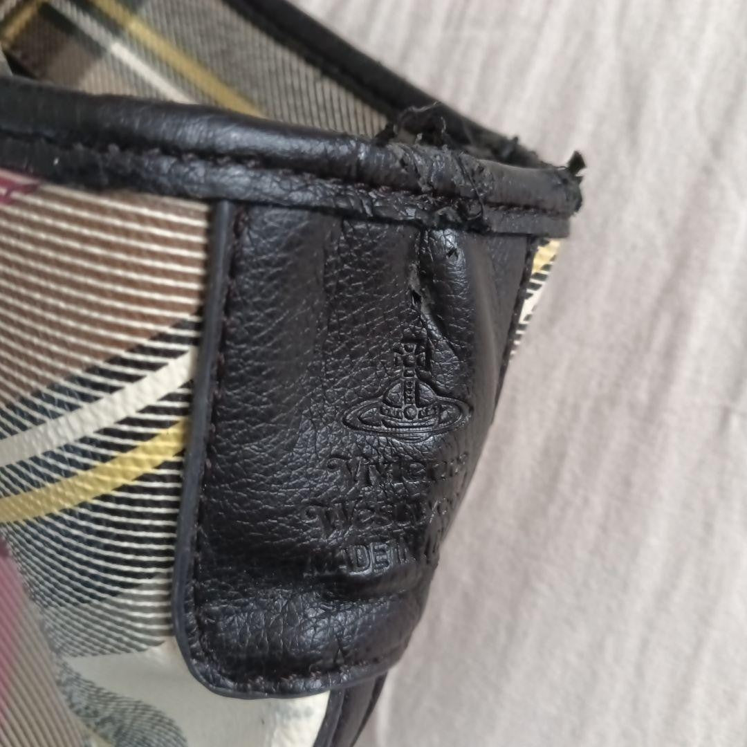 Vivienne Westwood Checkered Shoulder Bag 521