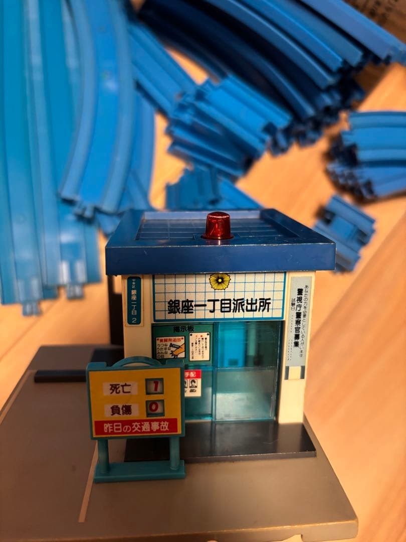Tomy Thomas Plarail Rail Set Vintage Lot Blue Tracks 100 Pieces Complete