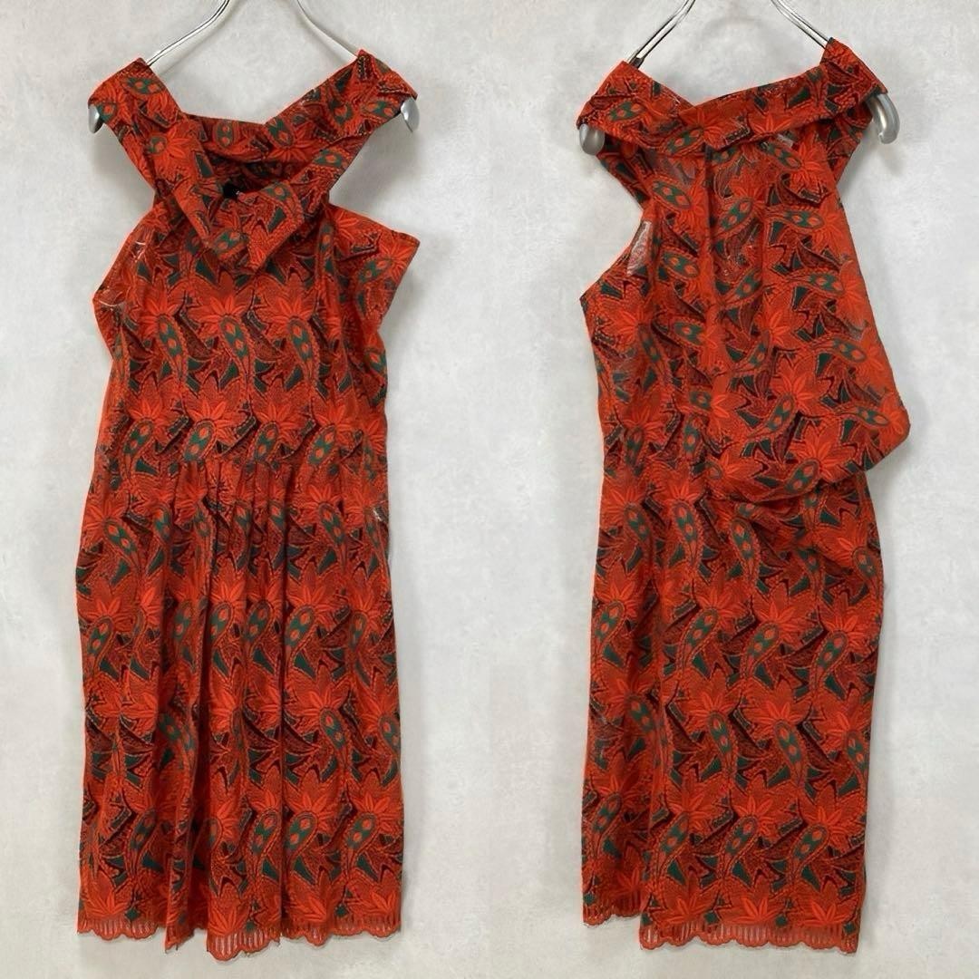 JUNYA WATANABE COMME des GARCONS Floral Lace Asymmetrical Dress Size XS