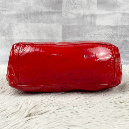 Miu Miu 2way Handbag Shoulder Bag Red Patent Leather 186 Archive Y2K Authentic