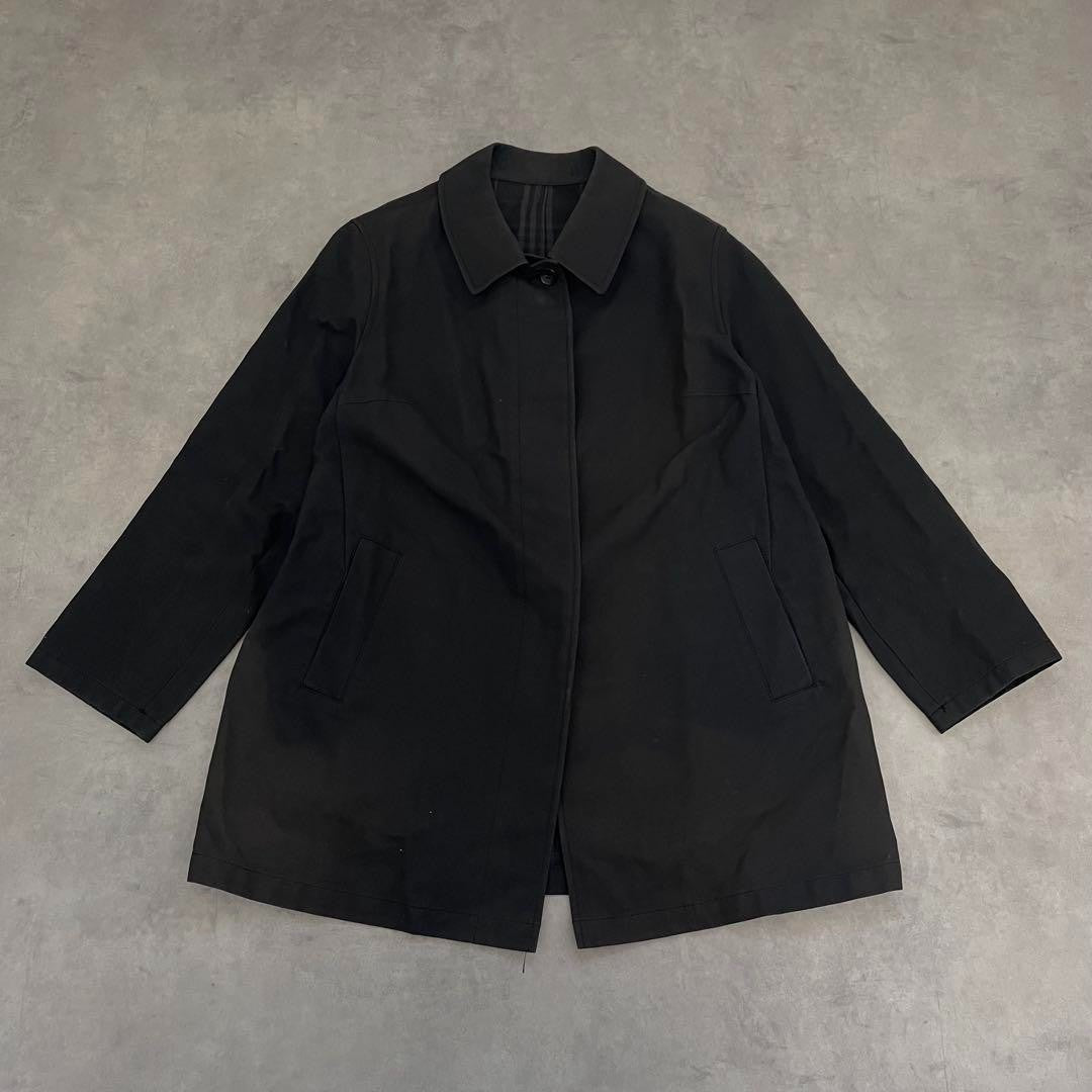 Burberry London Nova Check Trench Coat Cotton Black 15/XXL (US: XL)
