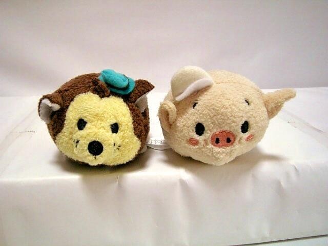 4 piece set The Three Little Pigs Tsum Tsum Disney Piglet Big Bad Wolf