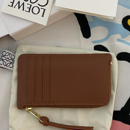 LOEWE x Howl's Moving Castle CALCIFER Zip Around Card Case Wallet Used briefly 3