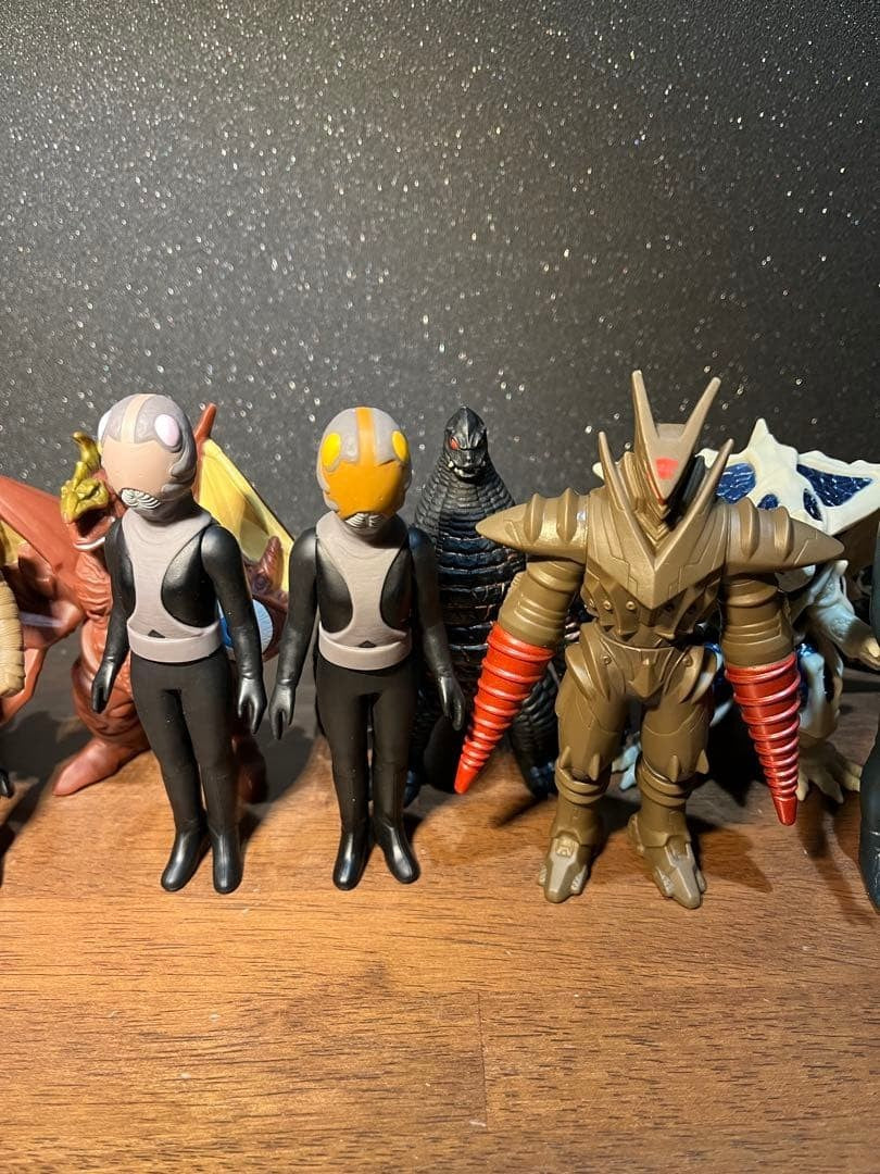 Bandai Ultra Kaiju 500 Series Sofubi Set 14 Figures Lot Authentic Rare