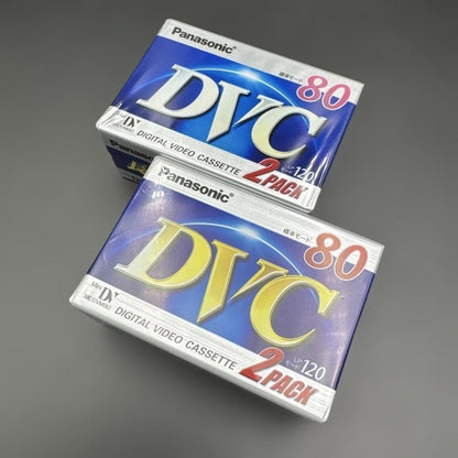 Unopened Panasonic DVC 2-Pack, 2 Sets AY-DVM80V2