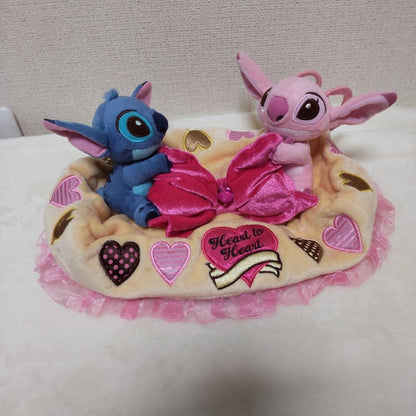 Disney Lilo & Stitch Tissue cover Stuffed Plush Valentine Limited Store Rare EX