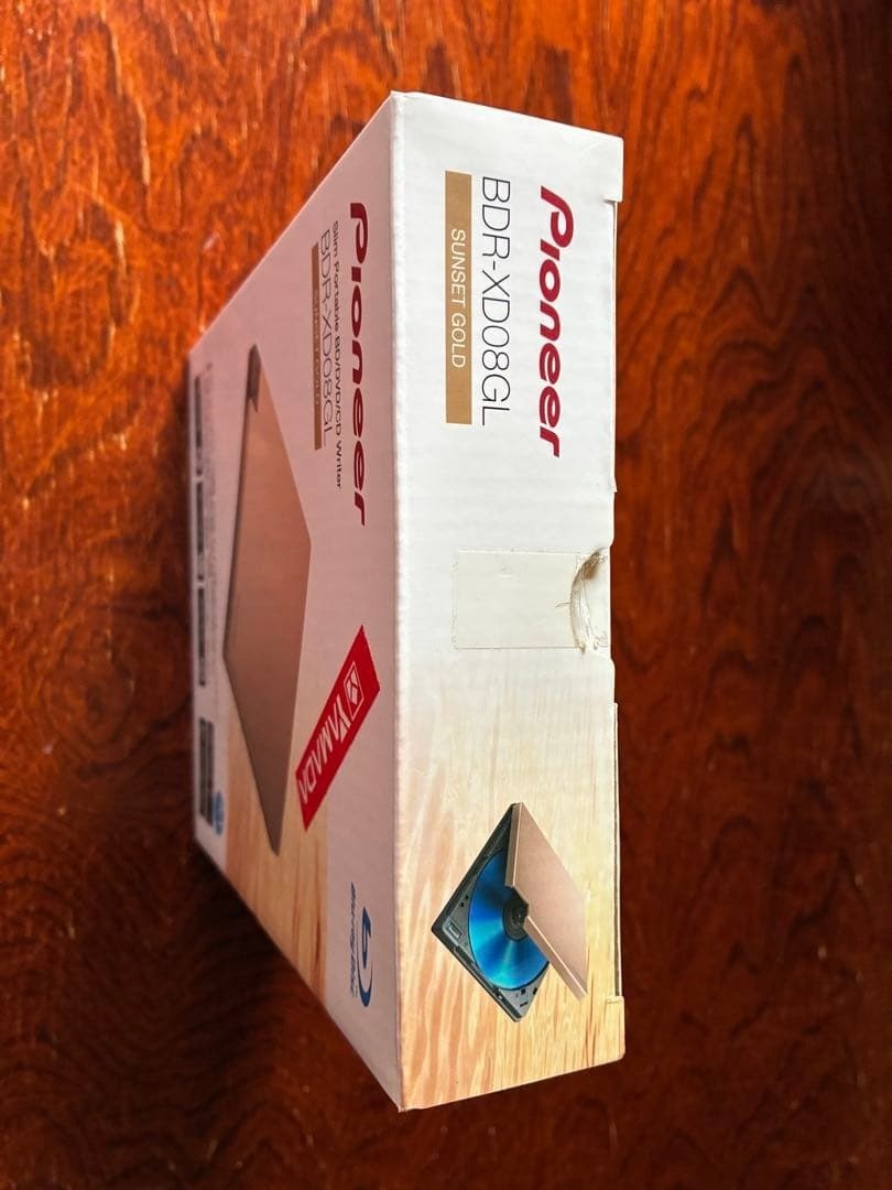 Pioneer BDR-XD08GL Portable Blu-ray Drive Gold USB Type-C Rare Japan Used