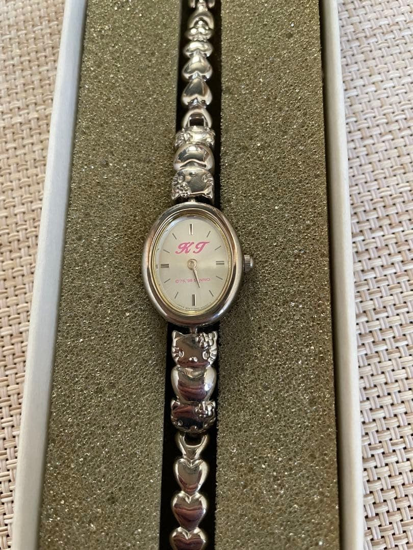 Sanrio Hello Kitty 1998 Retro Bracelet Watch Battery Dead Vintage Rare
