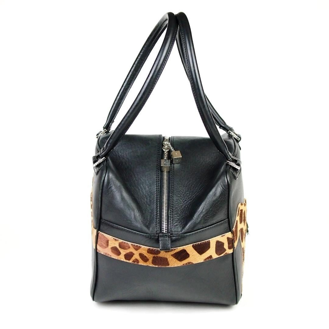 GILLI Vintage Cube Dice Shaped Handbag Italy Leather Rare Designer Bag