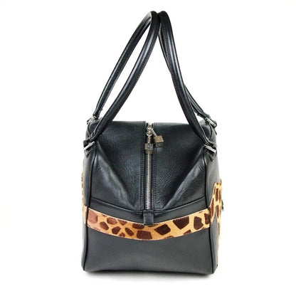 GILLI Vintage Cube Dice Shaped Handbag Italy Leather Rare Designer Bag