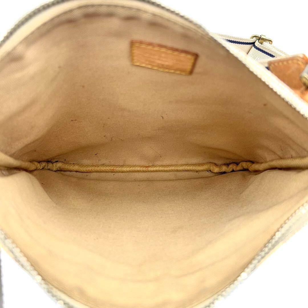 Auth LOUIS VUITTON Damier Azur Pochette Bosphore N51112 MI4097 Shoulder Bag