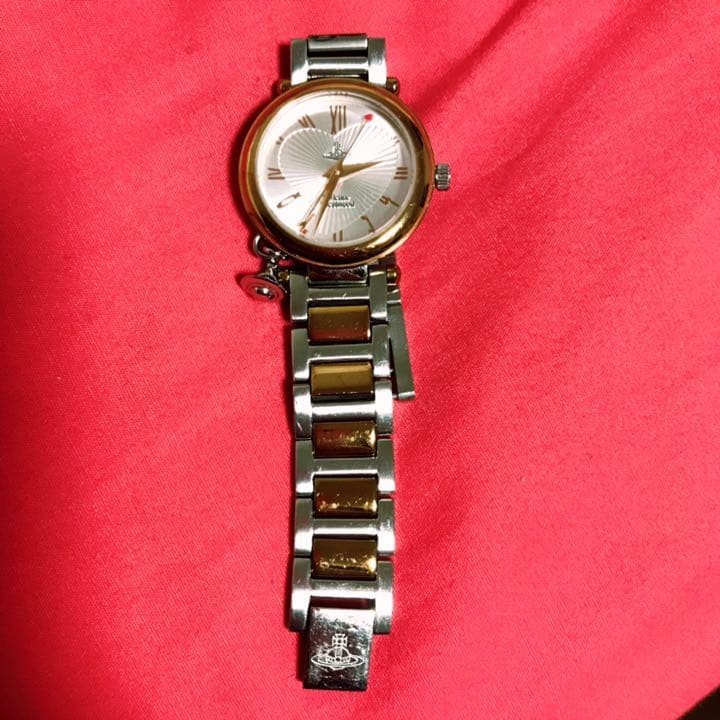 Vivianne Westwood Wristwatch Orb Heart Quartz Vv006Rssl color Gold Silver women