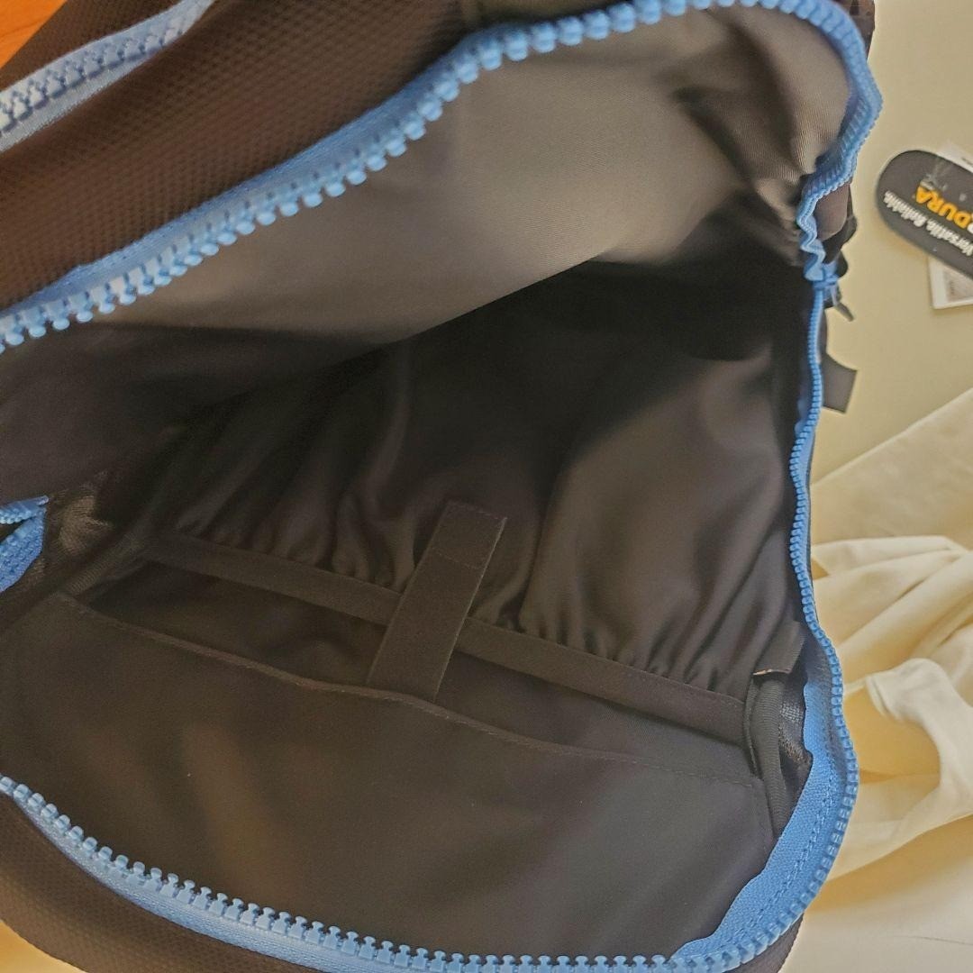 Visvim 20L Backpack Rucksack Black Nylon Suede Blue Zip Bag Rare Japan Used