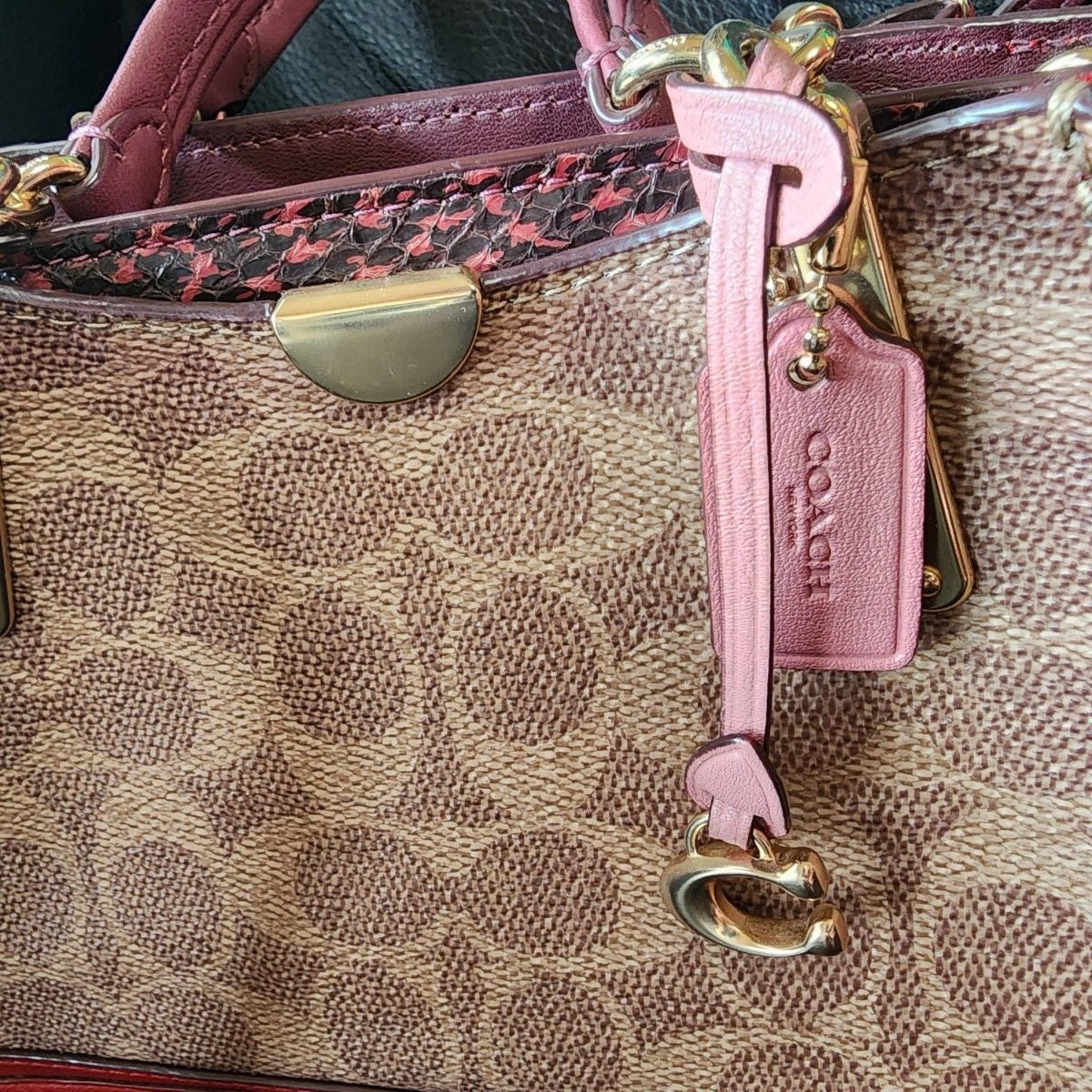 COACH shoulder bag Dreamer 21 bag signature mini Bosto