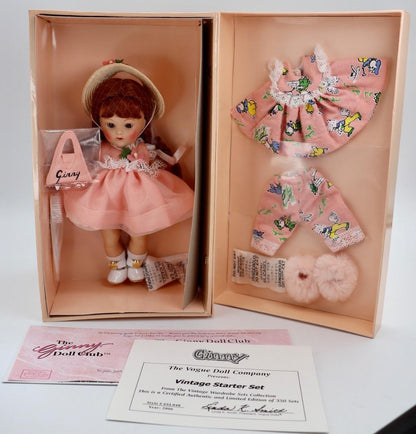 Ginny Vintage Starter Set Vogue Dolls 1 white dress and 1 pair of pajamas