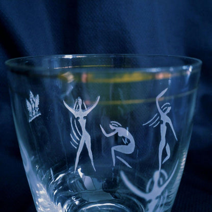Showa Retro Morozov Brewery Rock Glass Tumbler Glass Novelty 4-Piece Set
