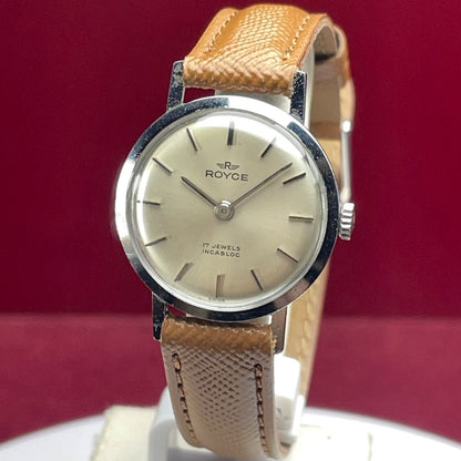 ROYCE SWISS-MADE HAND-WOUND 17-JEWEL LADIES WRISTWATCH 1960S VINTAGE
