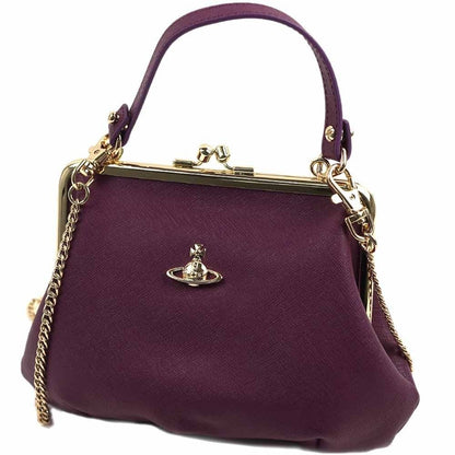 Vivienne Westwood GRANNY FRAME PURSE PURPLE Shoulder Bag 2way