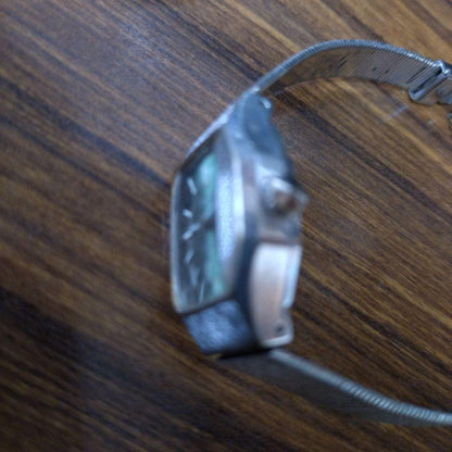 Showa Retro SEIKO Hand-Wound Watch Green 23 Jewels 1140-3190 Working