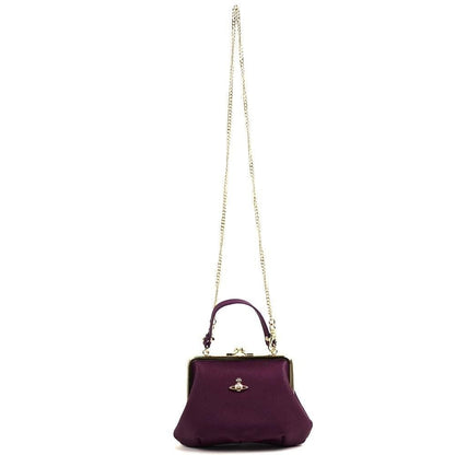 Vivienne Westwood GRANNY FRAME PURSE PURPLE Shoulder Bag 2way