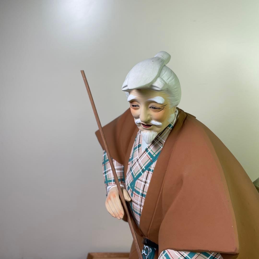 Showa Retro Antique Doll with Glass Case Takasago Doll