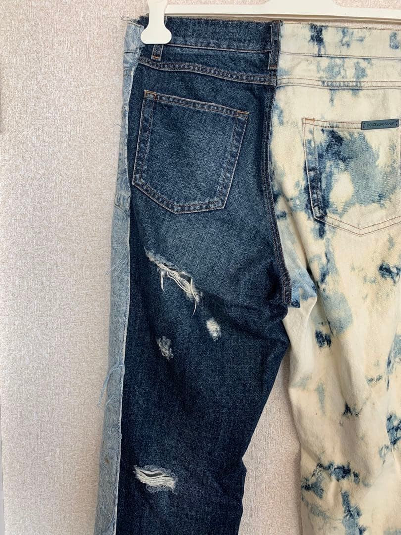Dolce Gabbana Patchwork Denim