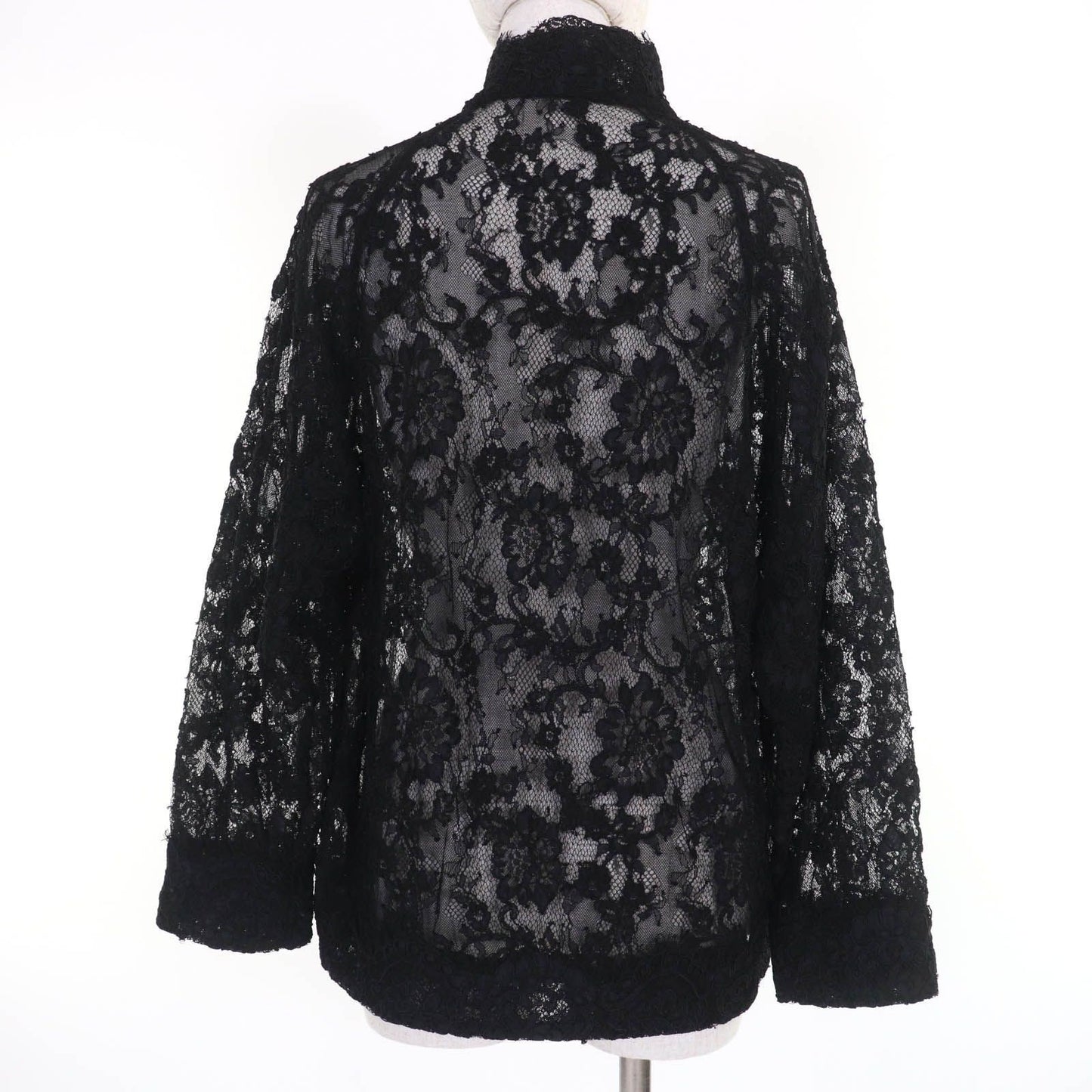 ERMANNO SCERVINO Jacket Zip Up Lace black Nylon Women 42