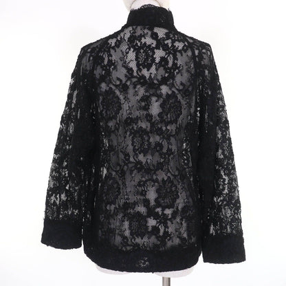 ERMANNO SCERVINO Jacket Zip Up Lace black Nylon Women 42