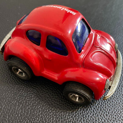 Rare 1990s retro antique fancy miniature car tinplate red WAGEN