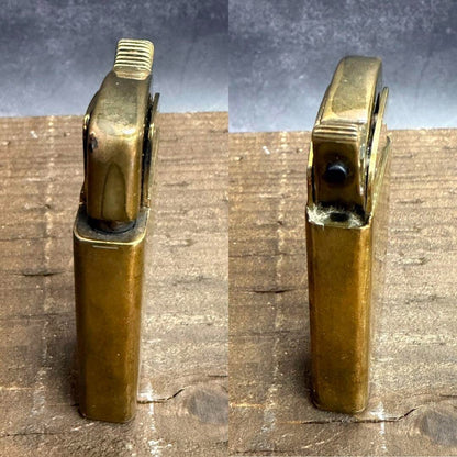 Vintage THORENS Masterpiece Oil Lighter Gold Swiss Made Working Rare Retro DHL